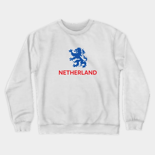 Netherland National Symbol Crewneck Sweatshirt by kindacoolbutnotreally